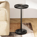 Carved Drink Table, Round Small Side Table by Unknown