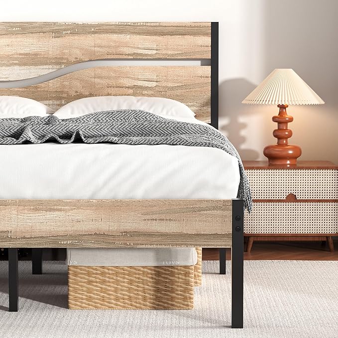 VECELO Queen Size Bed Frame - Image 7