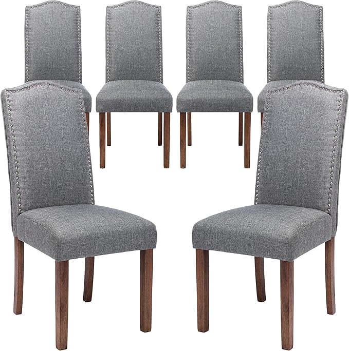 Stylish Upholstered Parsons Dining Chair by SNUGWAY