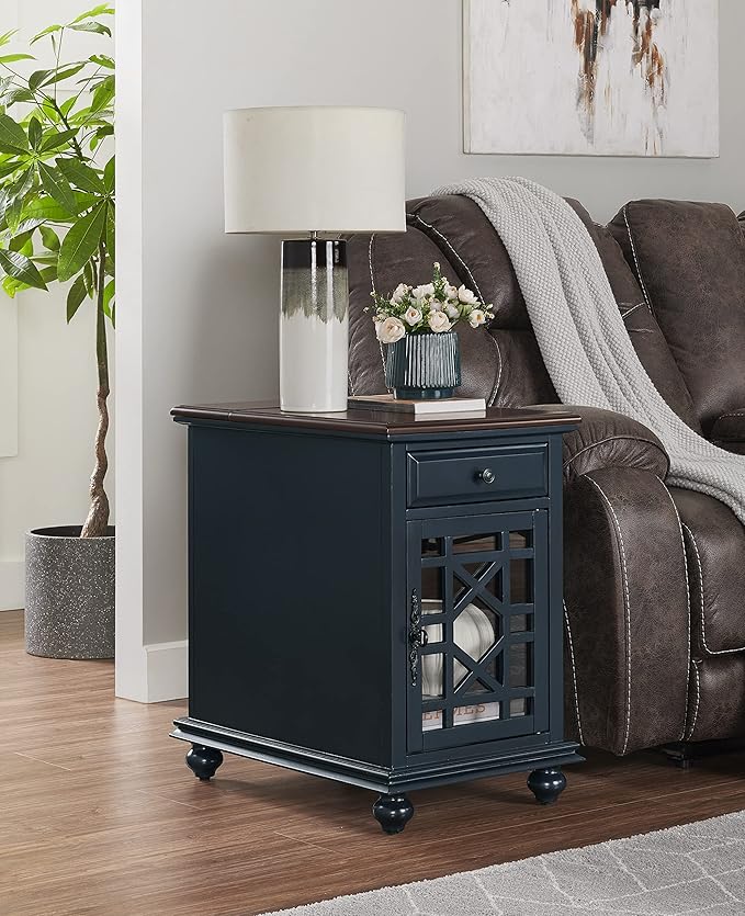 Martin Svensson Home Elegant Chairside End Table, 24 in x 16 in x 25 in - Image 2