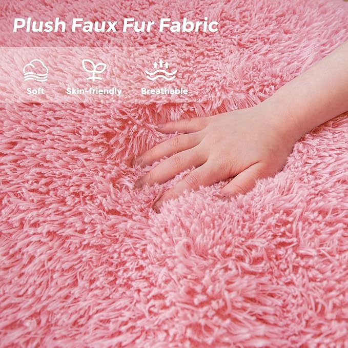 MAXYOYO Kids Bean Bag Chair, Stuffed Faux Fur Bean Bag - Image 5