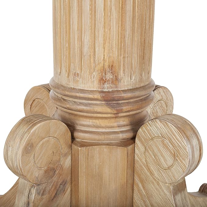 Safavieh Home Forest Traditional Rustic Natural Drop Leaf Dining Table - Image 7