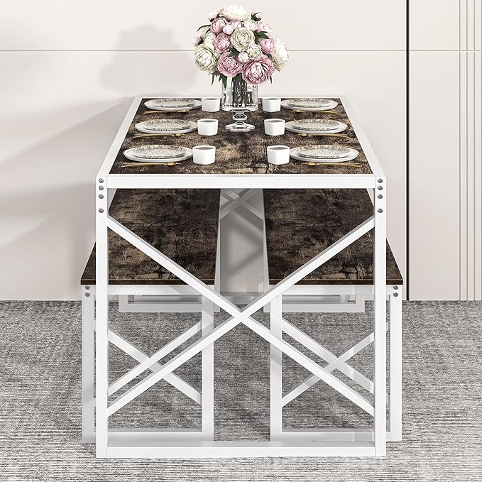 VECELO Kitchen Dining Table Set - Image 3
