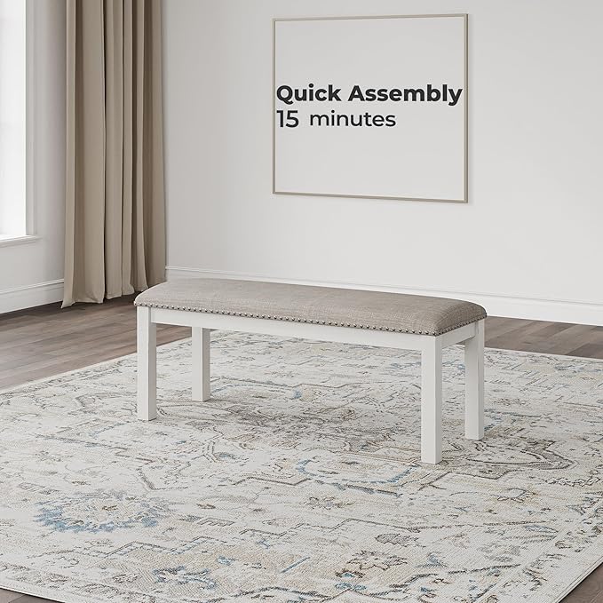 Signature Design by Ashley Robbinsdale Large Upholstered 48" W Dining Bench - Image 9