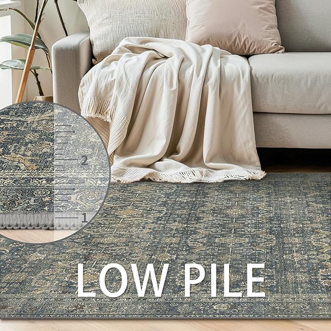 2X7 Area Rugs Machine Washable Rugs - Image 5