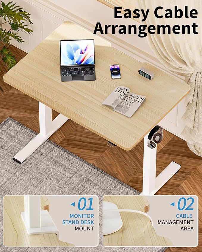 Okin Small Electric Standing Desk - Image 9