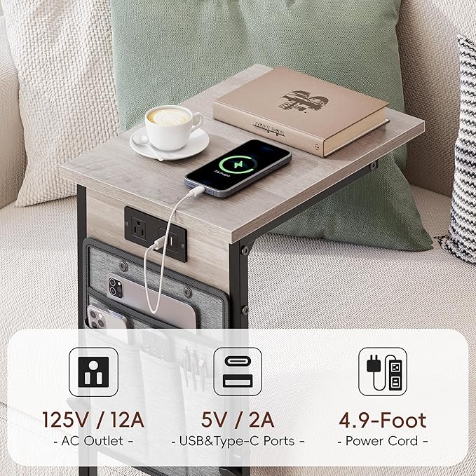VAGUSICC C Shaped End Table - Image 8