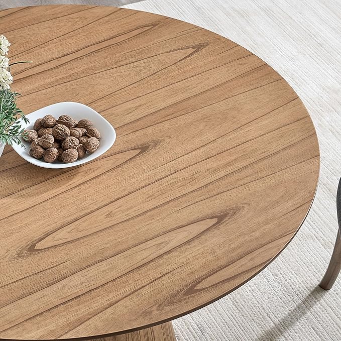 Wooden Kitchen Round Dining Table - Image 6