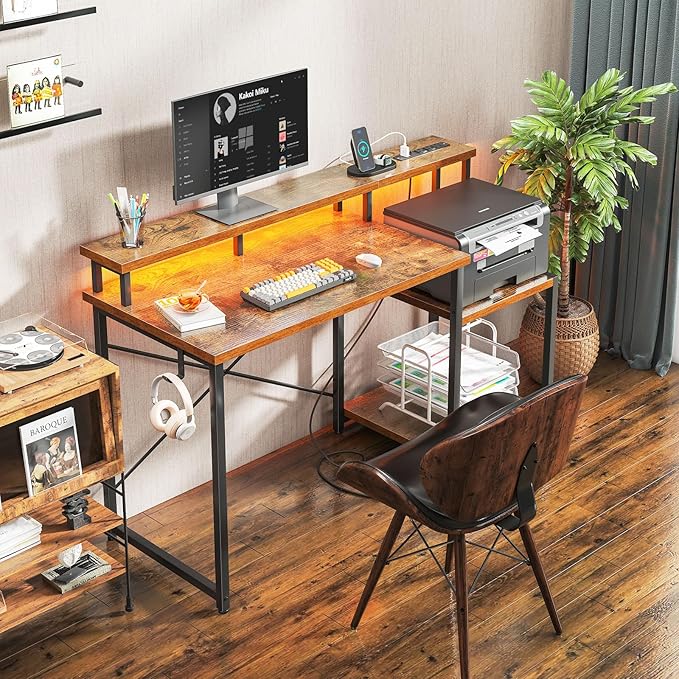 AODK Computer Desk, 48 Inch Gaming Desk - Image 8