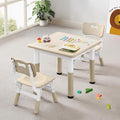 Kids Table & Chairs Set Height Adjustable by CuFun