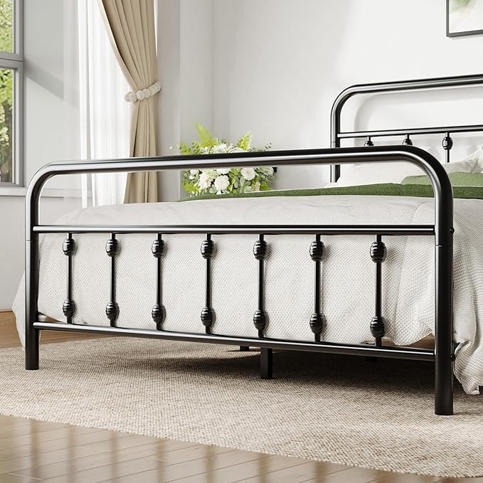 Allewie 14 Inches Full Size Metal Platform Bed Frame - Image 5