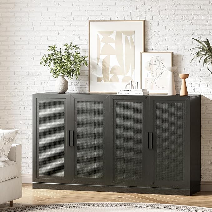 Buffet Cabinet, 2-Doors Sideboard Cabinet - Image 9