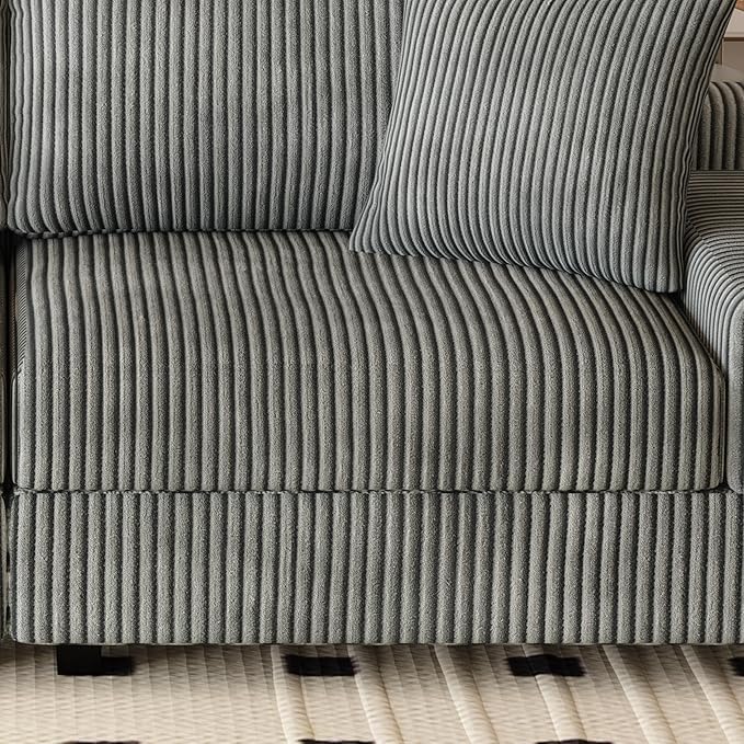 Eafurn 132.68" Oversized L Shaped Modular Sectional Sofa Couch - Image 8