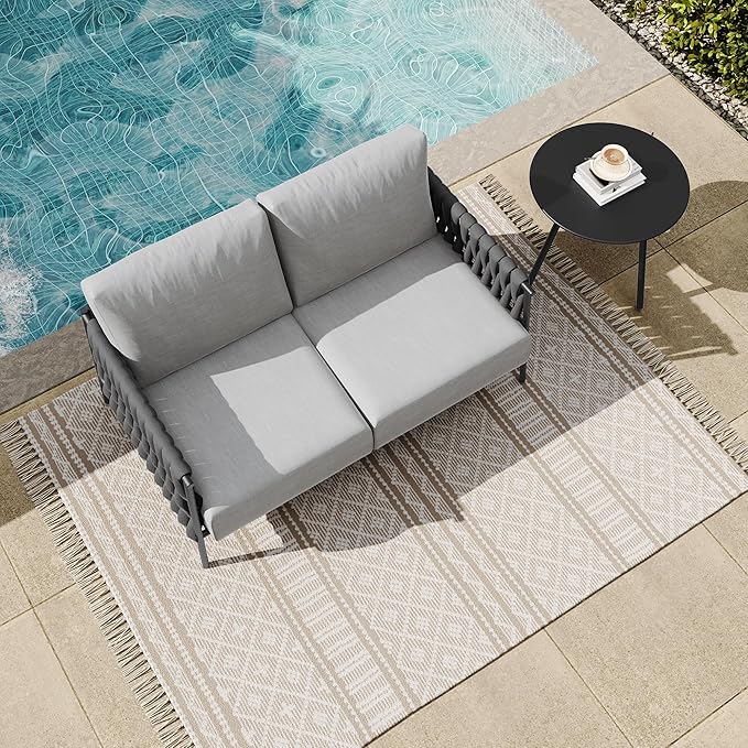 EAST OAK Outdoor Furniture | Life Chatter Loveseat | 2 Seater Sofa - Image 11