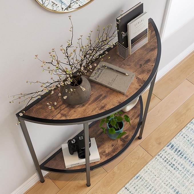 Entryway Table with Storage, Narrow Console Table - Image 4