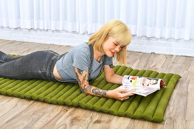 Leewadee - Foldable Floor Mattress - Japanese Roll Up Futon -Trifold Tatami - Image 6