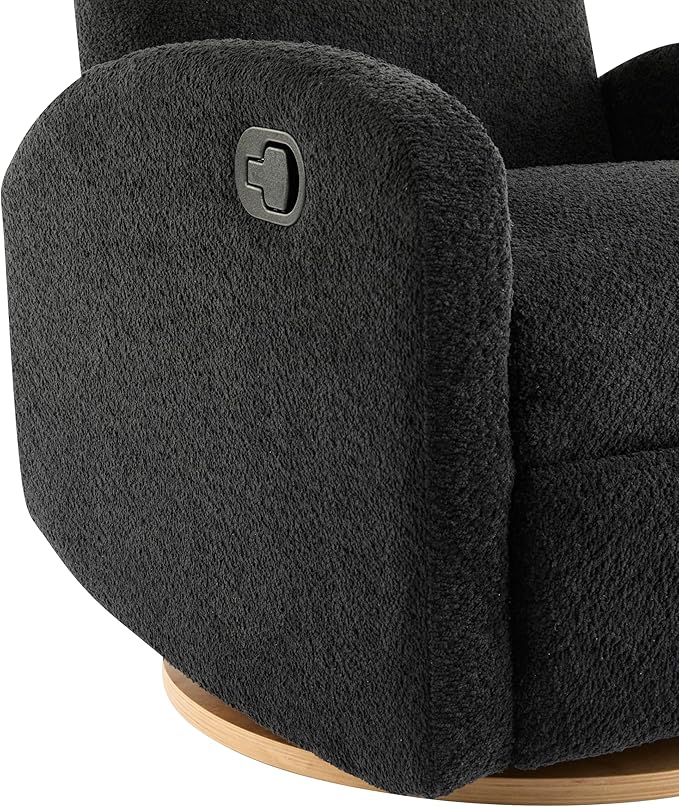 Christopher Knight Home Sidney Fabric Upholstered 360° Swivel Chair, Boucle - Image 11