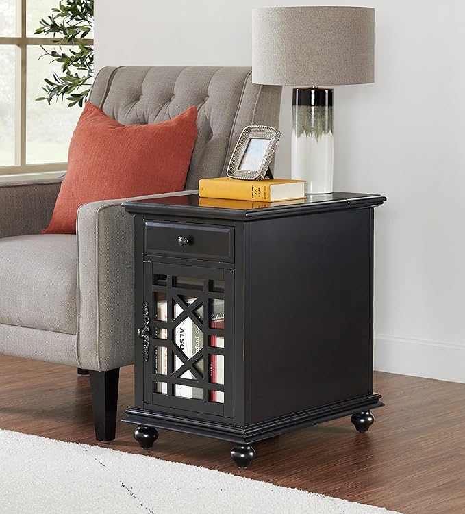 Martin Svensson Home Elegant Chairside End Table, 24 in x 16 in x 25 in - Image 2