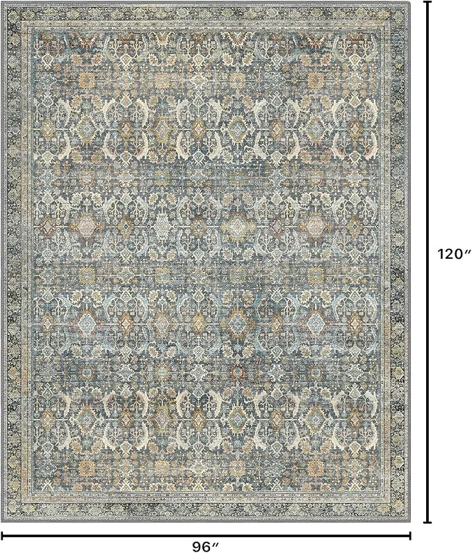 8X10 Area Rugs Machine Washable Rugs - Image 2
