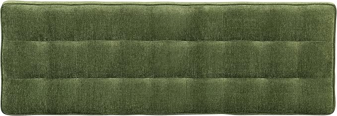 POLY & BARK Luca Bench in Distressed Green Velvet - Image 11