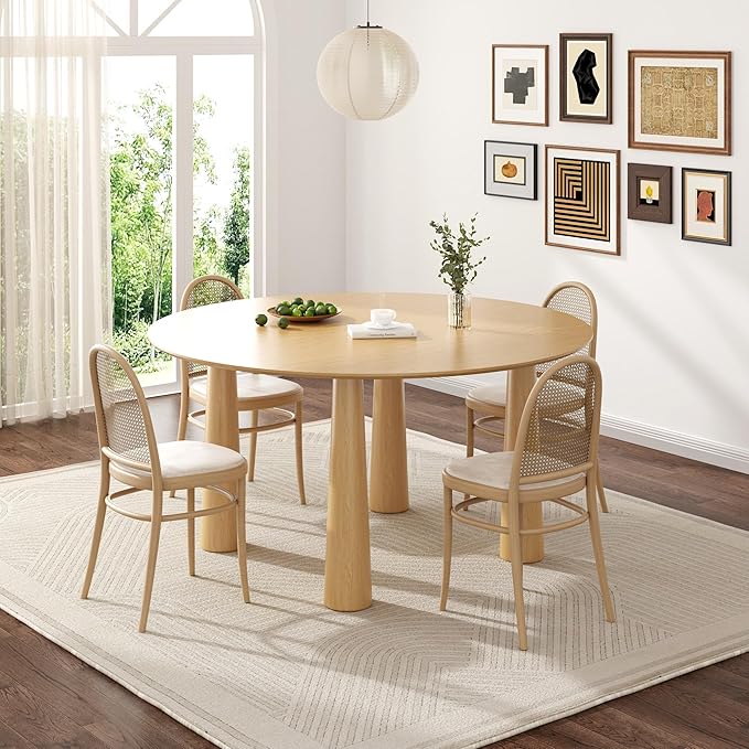 Casaphoria 59" Round Dining Table, Kitchen Table - Image 4