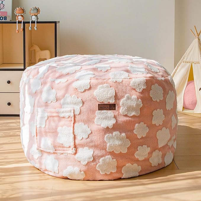 MAXYOYO Bean Bag Chair for Kids, Cloud Pattern Lazy Chair - Image 9