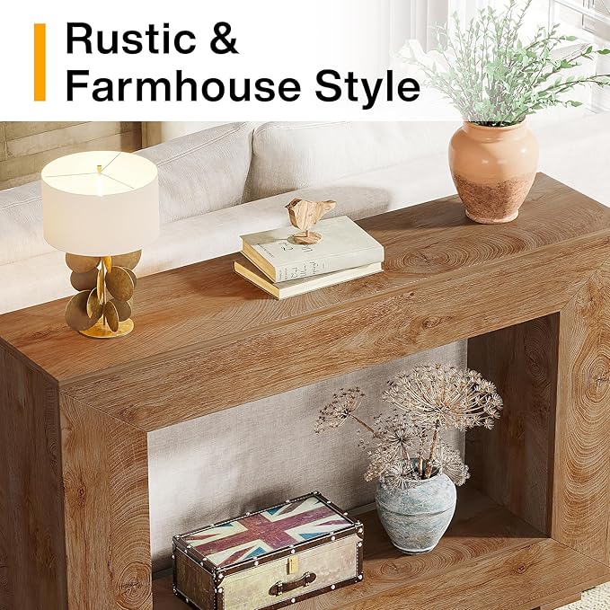 Tribesigns Farmhouse Console Table, 47 Inches Entryway Console Table - Image 7