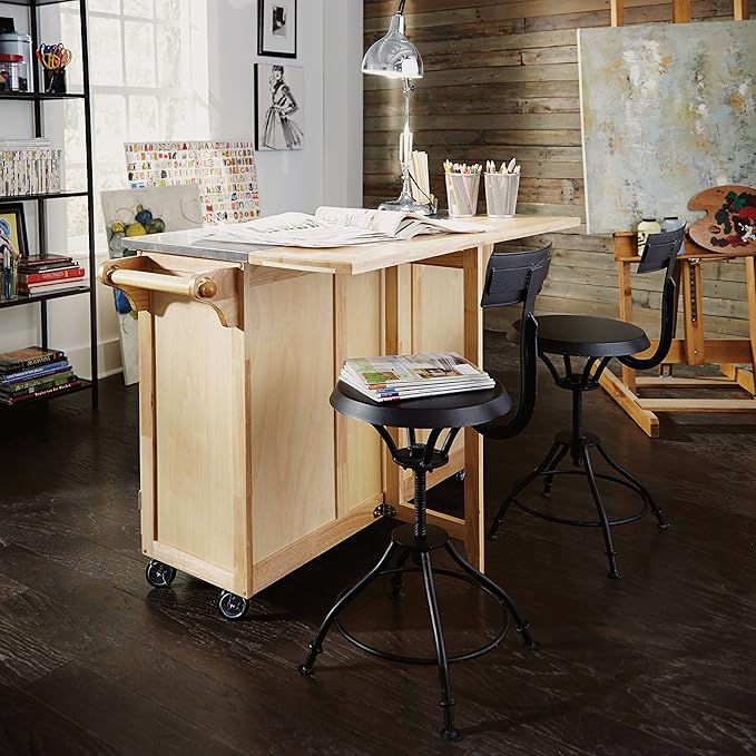 Homestyles General Line Kitchen Cart, 52.5 in. x 18 in. x 36 in - Image 3