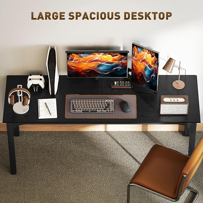 HOMCOM Modern Simple Large Computer Desk - Image 4