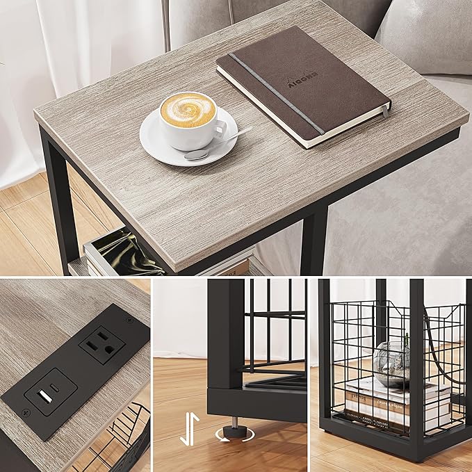 Vagusicc C Shaped End Table - Image 4