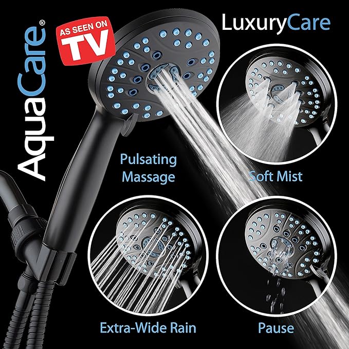 AquaCare High Pressure 8-mode Handheld Shower Head - Image 6