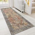 GENIMO Runner Rug 2x5 Non Slip Machine Washable Vintage Hallway Runner Rug by GENIMO