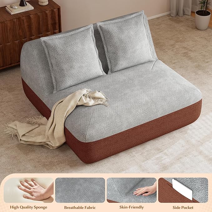 Hobestluk Small Sofa Couch Lounge Sofa Chair - Image 4