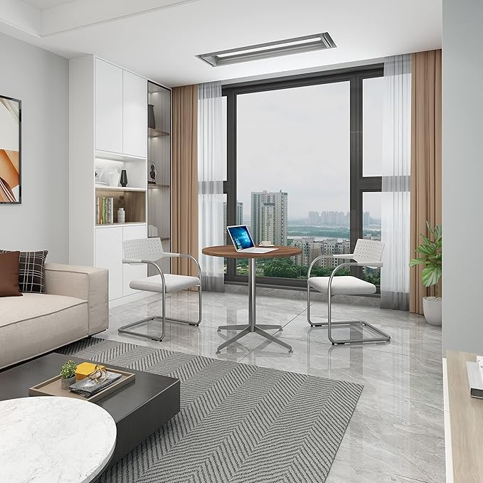 Round Office Table Conference Table Small Dining Table Coffee Meeting Table - Image 6