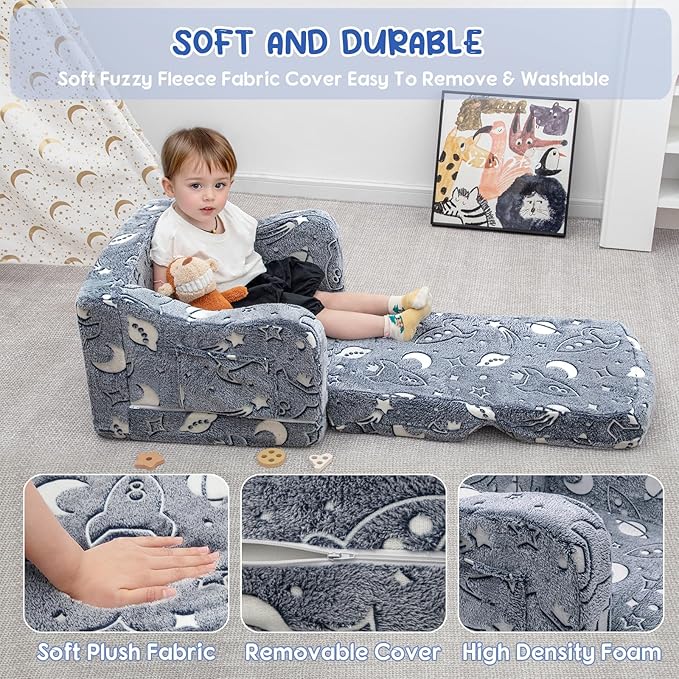 Comfy Toddler Couch and Chair for Kids - Image 8
