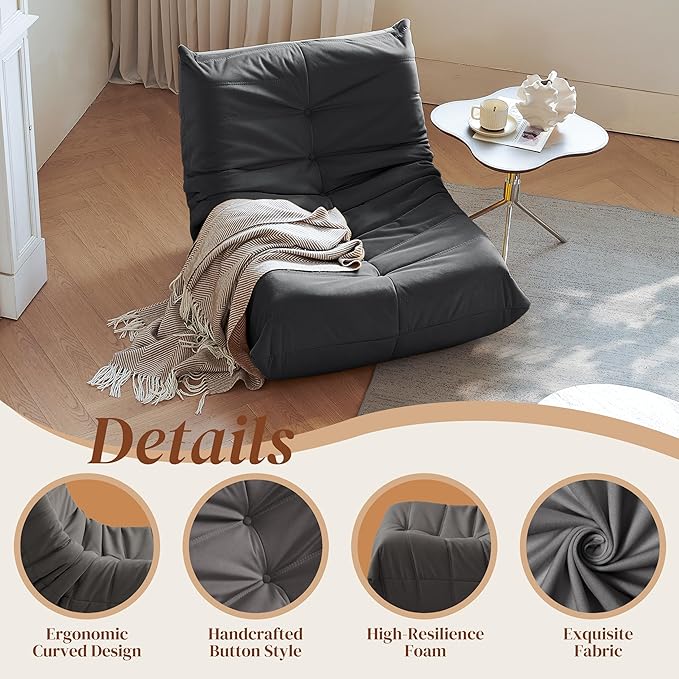 Bean Bag Chair, Fireside Chair Bean Bag Sofa - Image 3