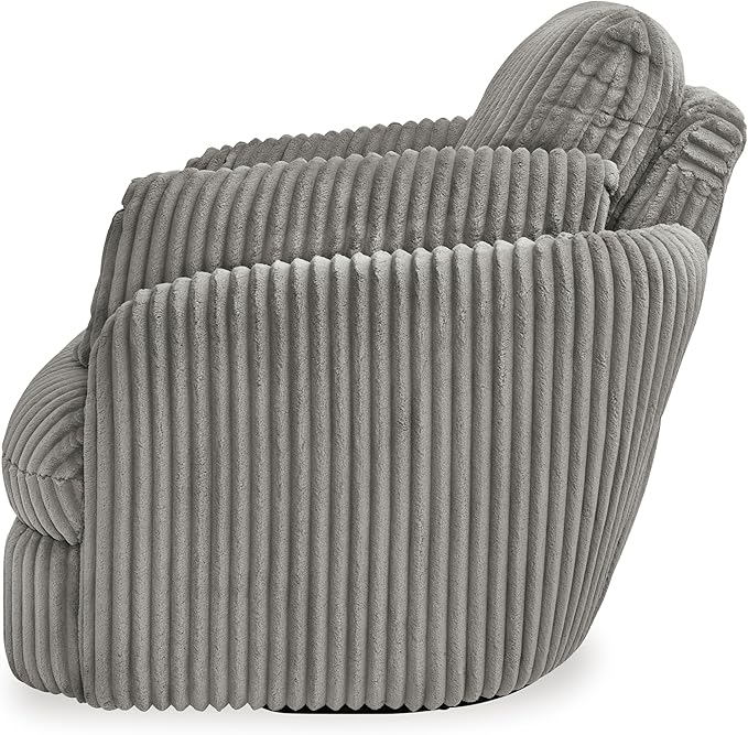 Signature Design by Ashley Tie-Breaker Casual Manual Press-Back Swivel Glider - Image 7