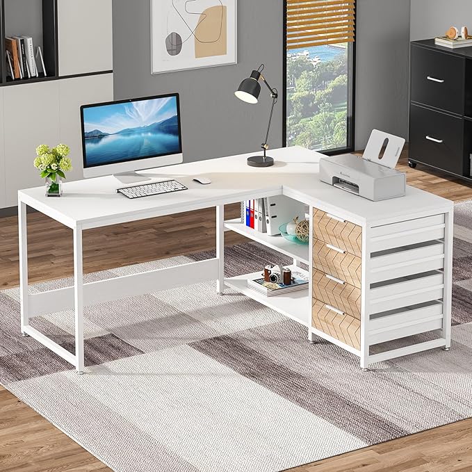 Tribesigns L Shaped Computer Desk - Image 3