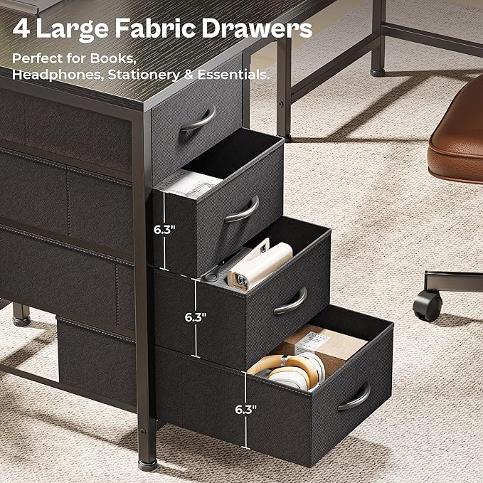 Huuger 55 Inch L Shaped Desk - Image 6