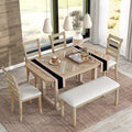 Ball & Cast 6 Piece Wood Dining Table Set by BallCast