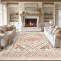 zesthome 8x10 Area Rugs for Living Room, Non-Slip Backing Washable Rugs by Zesthome