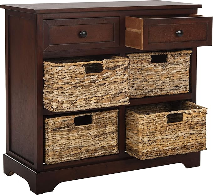 SAFAVIEH American Homes Collection Herman Vintage Grey Storage Unit - Image 5