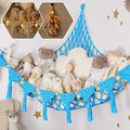 Macrame DreamLights Boho Stuffed Animal Storage Net Hammock Extra Large Plush by TIDYTEDS
