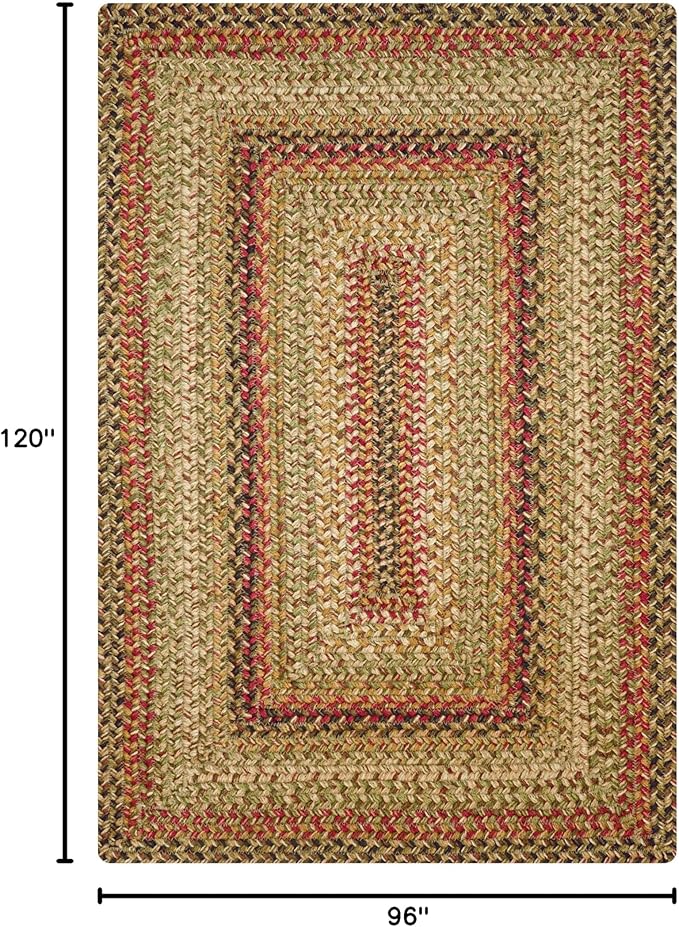 Homespice Kingston Jute Braided Area Rugs 8x10' – Ideal as Multicolor Dining - Image 2