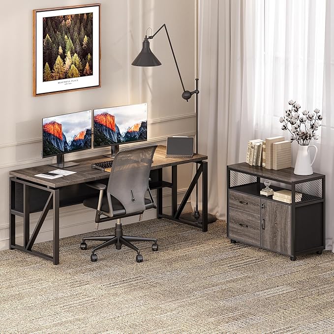LITTLE TREE 63-Inch Office Desk - Image 8