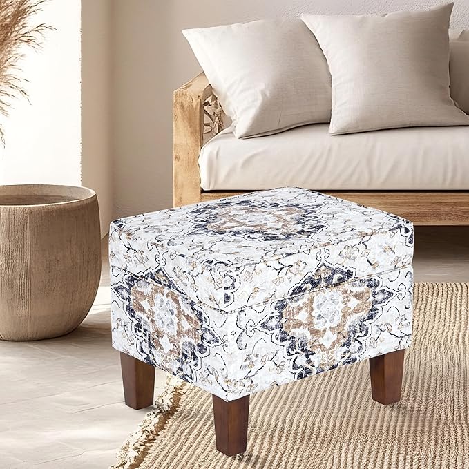 Home Decor | Dinah Collection Modern Storage Ottoman | Ottoman - Image 2