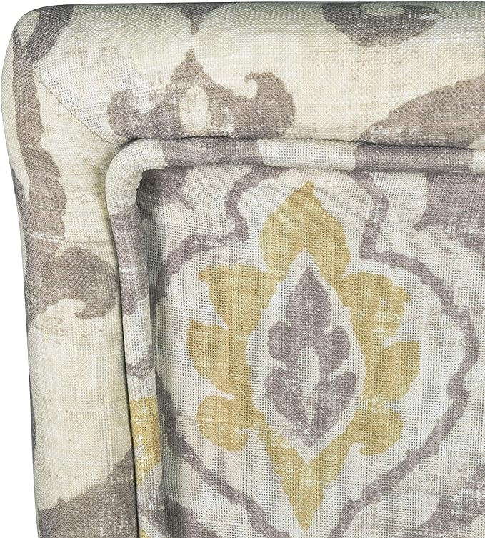 HomePop Upholstered Counter Height Barstool, Suri Cream Damask - Image 8