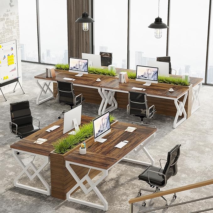 Tribesigns 63 Inch Executive Desk, Large Office Desk - Image 5