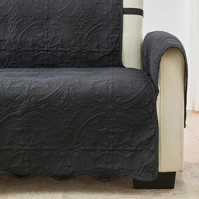 Great Bay Home Reversible Recliner Chair Cover - Image 2