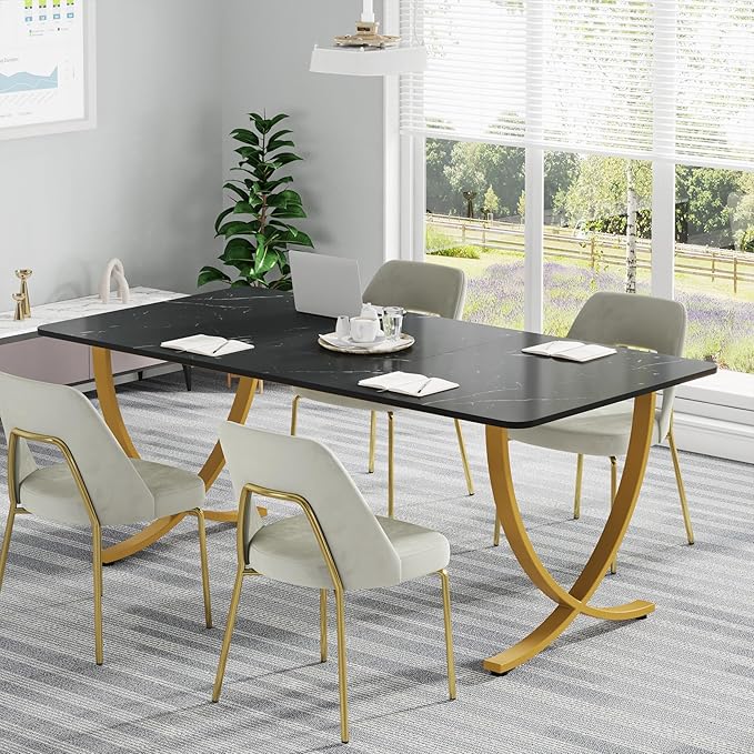 Tribesigns Executive Desk, 63” W x 31.5” D Large Office Desk, Modern Computer - Image 6
